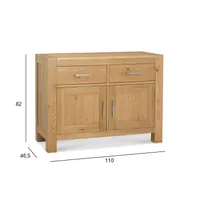 KUMMUT TURIN 110X46,5XH82CM HELE TAMM