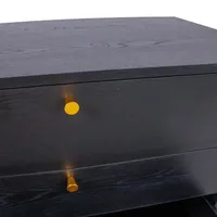 KUMMUT LUXEMBOURG 80X40XH90CM MUST