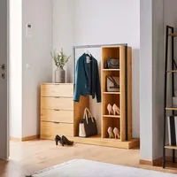 ESIKUMÖÖBEL NOVA 145X40XH137CM TAMM/MUST