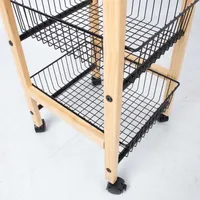 RIIUL BREN 32X37XH81CM MUST/NATURAALNE