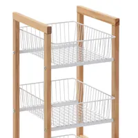 RIIUL BREN 32X37XH81CM VALGE/NATURAALNE