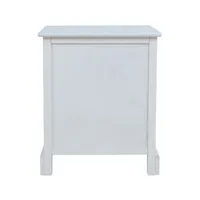 ÖÖKAPP MELDON 45X35XH55CM VALGE