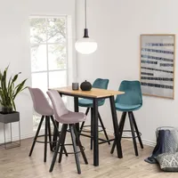 BAARILAUD CHARA 117X58XH105CM TAMM/MUST