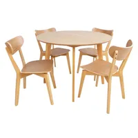 SÖÖGILAUAKOMPLEKT ROXBY, ÜMAR LAUD JA 4 TOOLI TAMM