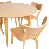 SÖÖGILAUAKOMPLEKT ROXBY, ÜMAR LAUD JA 4 TOOLI TAMM