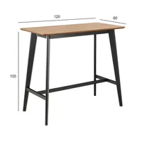 BAARILAUD ROXBY 120X60XH105CM NAT/MUST