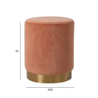 TUMBA LA PERLA D35XH42CM KORALL