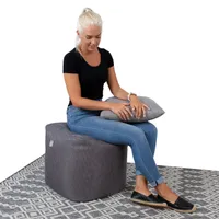 TUMBA MITSU-MITSU 55X55XH45CM PRUUN