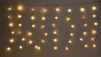 JÕULUTULED 400 LED-KARDIN 200X200CM VALGE