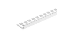 PLAADILIIST CEZAR L-PROFIIL ALUMIINIUM 8X2500MM HÕBE