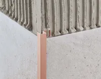 PLAADILIIST CEZAR P-PROFIIL ALUMIINIUM 9X8X2500MM ANOD. LÄIKIV MUST