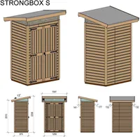 PUIDUST PANIPAIK UPYARD STRONGBOX S 127X87CM NATURAALNE