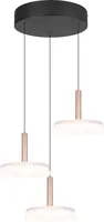 RIPPVALGUSTI TRIO CELESTE LED 354930365 MUST/VALGE/PRUUN