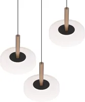 RIPPVALGUSTI TRIO CELESTE LED 354930365 MUST/VALGE/PRUUN