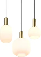 RIPPVALGUSTI TRIO DIVA LED E27 319830308 MATT MESSING/VALGE