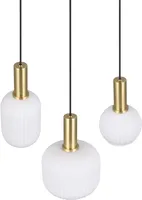 RIPPVALGUSTI TRIO DIVA LED E27 319830308 MATT MESSING/VALGE