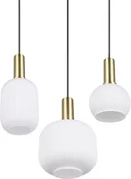 RIPPVALGUSTI TRIO DIVA LED E27 319830308 MATT MESSING/VALGE