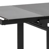 SÖÖGILAUD HUDDERSFIELD 120/200X85XH76CM, MUST