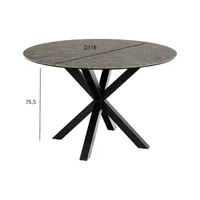 SÖÖGILAUD HEAVEN D119XH75,5CM, MUST