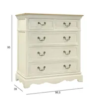 KUMMUT SAMIRA 86,5X39XH95CM, ANTIIKVALGE