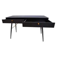 KIRJUTUSLAUD LUXEMBOURG 120X48XH75CM, MUST