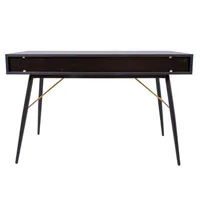 KIRJUTUSLAUD LUXEMBOURG 120X48XH75CM, MUST