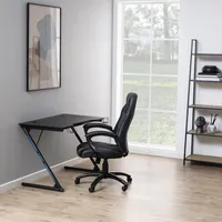 KIRJUTUSLAUD TROOPER 100X60XH75CM, MUST