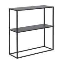 KONSOOLLAUD NEWTON 79,5X26XH80,5CM, MUST