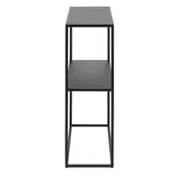 KONSOOLLAUD NEWTON 79,5X26XH80,5CM, MUST