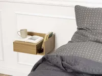 ÖÖKAPP ASHLAN 40X32XH16,5CM, NATURAALNE