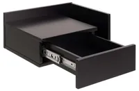 ÖÖKAPP ASHLAN 40X32XH16,5CM, MUST