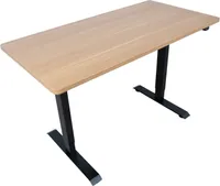 TÖÖLAUD ERGO 1 MOOTORIGA 140X70CM, VAHER/MUST