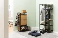 JALANÕUDEKAPP SEAFORD 56X30XH129CM, MUST