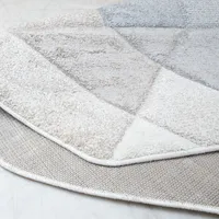 VAIP DIXIE CARVED-3, 160X160CM, HALL/BEEŽ