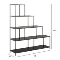 RIIUL SEAFORD 135X35XH150CM, MUST