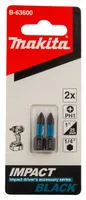 OTSIK MAKITA PH1 25MM B-63600 IMPACT BLACK 2TK