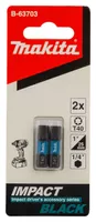 OTSIK MAKITA T40 25MM B-63703 IMPACT BLACK 2TK