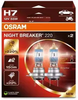 AUTOPIRN OSRAM NIGHT BREAKER 220+220% H7 55W 12V 2TK PAKIS