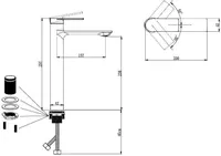 VALAMUSEGISTI HARMA PLATINUM JS02HGR KÕRGE