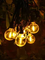 VALGUSKETT LATERNAGA 10LED PLAST 1,8M PÄIKESEPANEELIGA