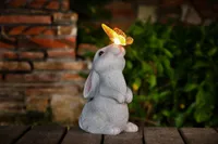 AIAVALGUSTI JÄNES 1LED PÄIKESEPANEELIGA