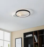 LAEVALGUSTI EGLO GAFARES LED-CCT VALGE/MUST