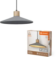 RIPPVALGUSTI LEDVANCE CONCRETE WOOD 320MM E27 TUMEHALL