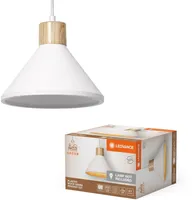 RIPPVALGUSTI LEDVANCE CONCRETE WOOD 220MM E27 VALGE