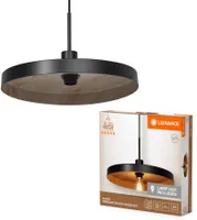 RIPPVALGUSTI LEDVANCE PLATE WOOD E27 MUST