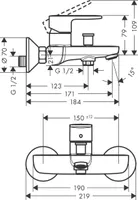VANNISEGISTI HANSGROHE VERNIS BLEND MATT MUST