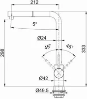 KÖÖGISEGISTI FRANKE SIRIUS KROOMITUD
