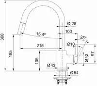 KÖÖGISEGISTI FRANKE LINA ONYX