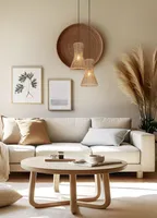 RIPPVALGUSTI TRIO BIJOU 3XE27 PRUUN/PABERLÕNG