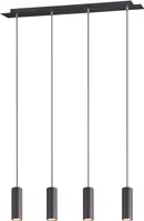 RIPPVALGUSTI TRIO MARLEY 4XGU10 75CM MATT MUST